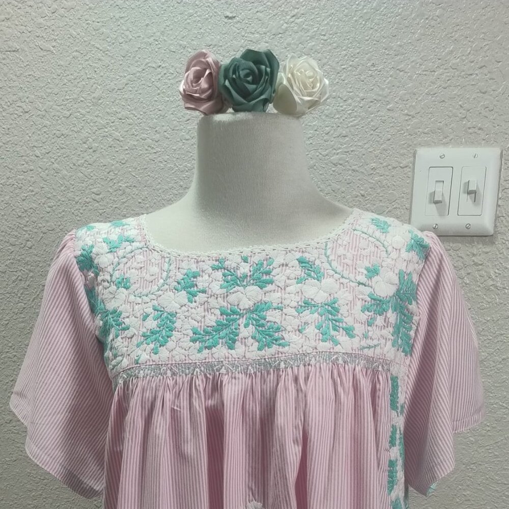 Mexican embroidery blouse